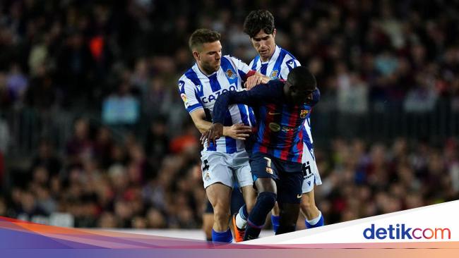 Real Sociedad defeats Barcelona 2-1 in Spanish League 2022/2023 on Matchday 35