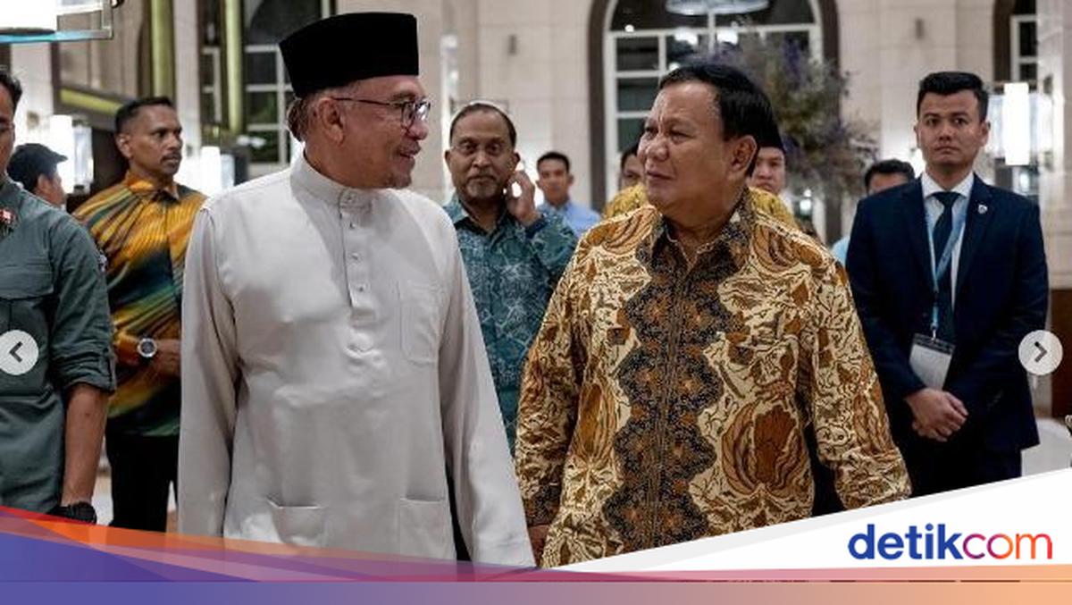 Prabowo Bertemu Anwar Ibrahim di Langkawi Malaysia, Begini Momennya