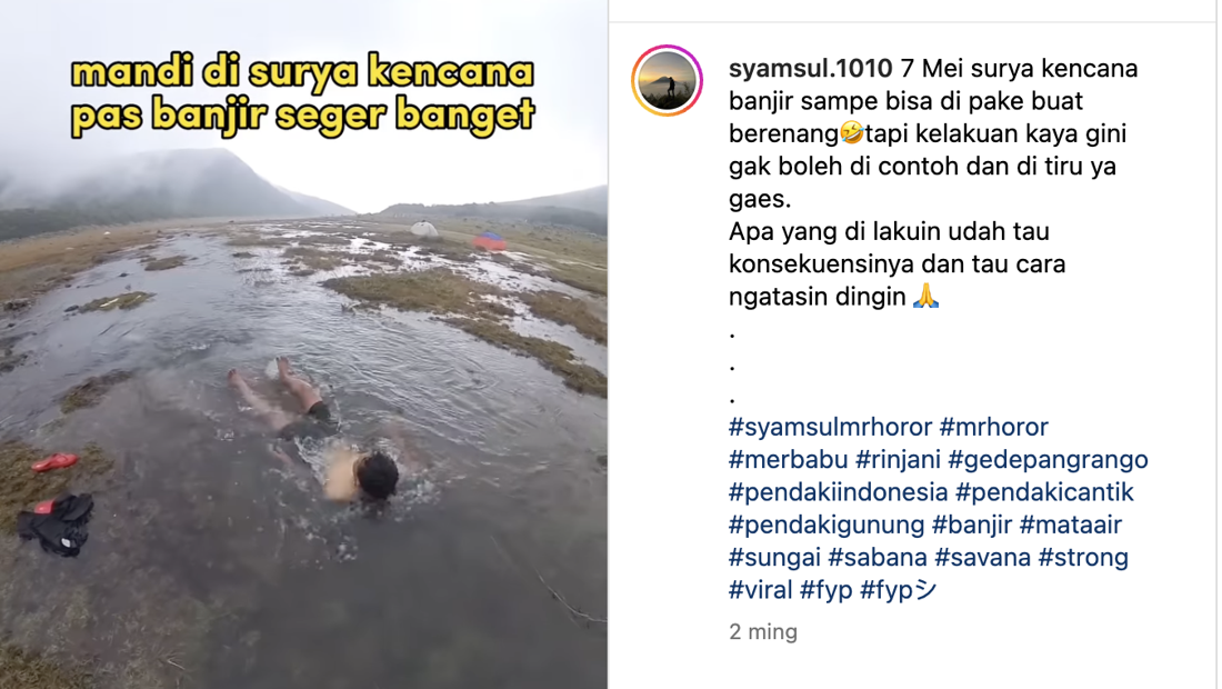 Terpopuler: Banjir Bening Di Gunung Gede Pangrango-Bule Pamer Vagina Di ...