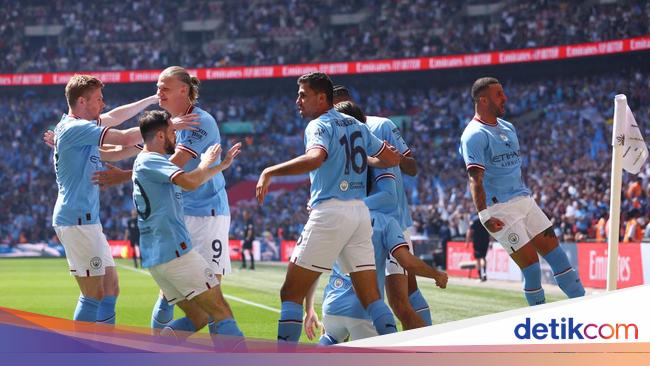 Manchester City Wins FA Cup 2022/2023 over Manchester United at Wembley