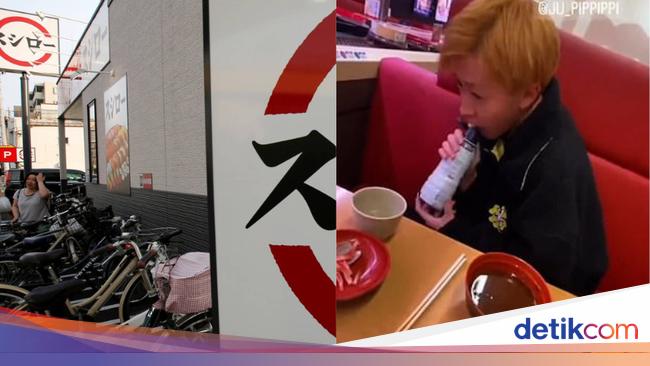 Teenager Licks Soy Sauce Bottle at Sushi Restaurant and Gets Sued for IDR 7 Billion