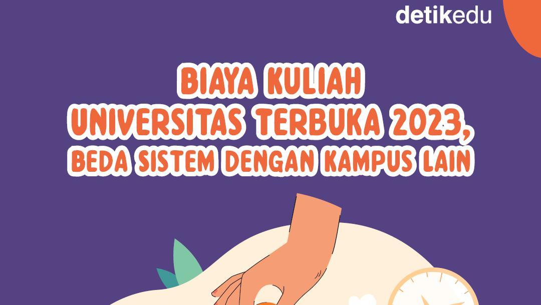 Infografis: Perbedaan Sistem Biaya Kuliah Universitas Terbuka Dengan ...