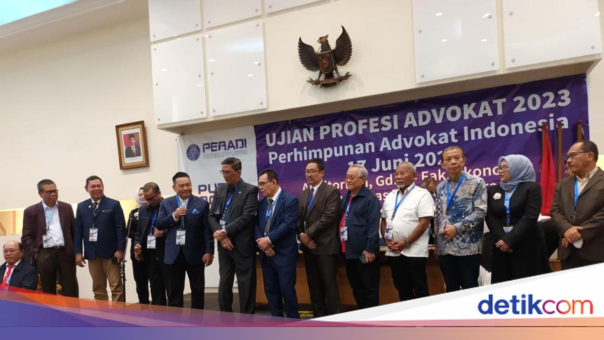 Ribuan Orang Ikut Ujian Advokat, Ketum Peradi Ingatkan Kualitas