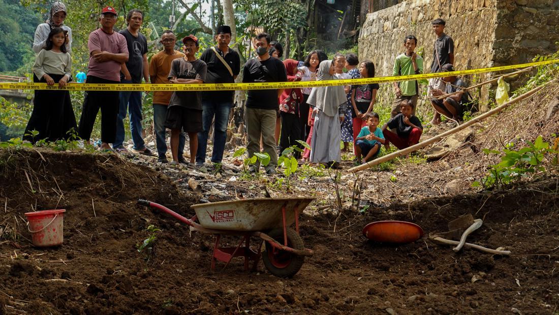 Foto-foto Terkini TKP Penemuan 4 Kerangka Bayi Di Purwokerto