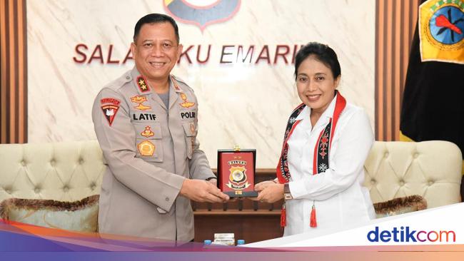 Minister Visits Maluku Police Headquarters to Monitor Violence Against Children and Women Cases