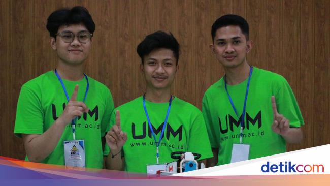 Tim Dome UMM Memenangkan Kontes Robot SAR Nasional di Peringkat Pertama