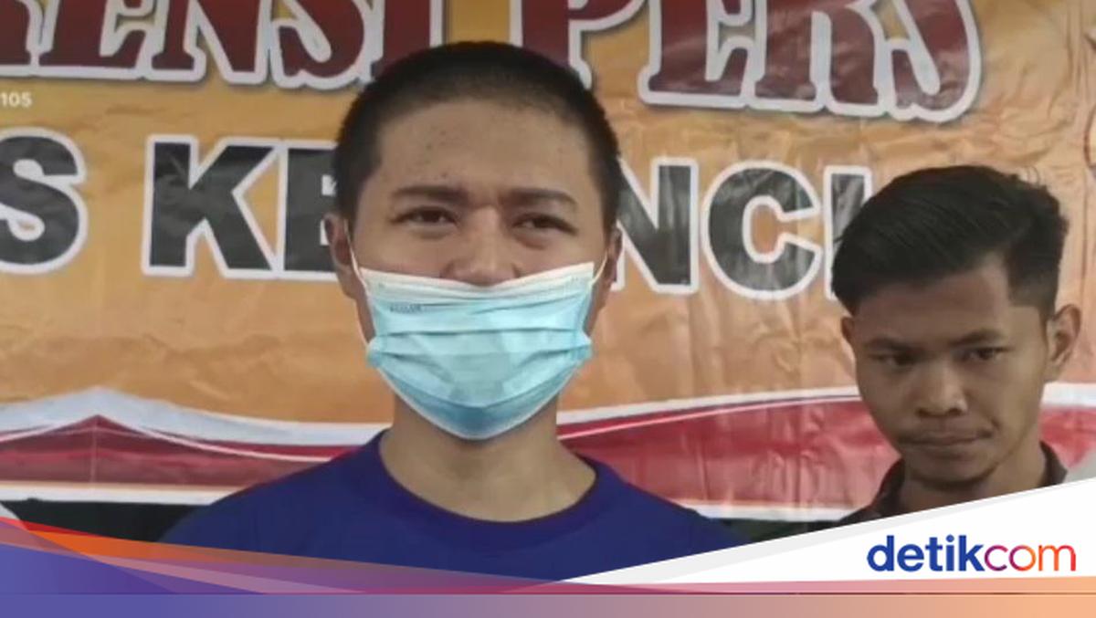 Penampakan TikToker Popo Barbie Tersangka Pornografi Berbaju Tahanan