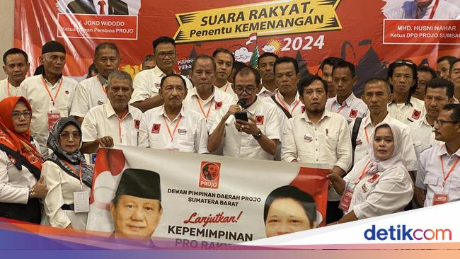 Projo Sumbar Deklarasi Dukung Prabowo Capres 2024