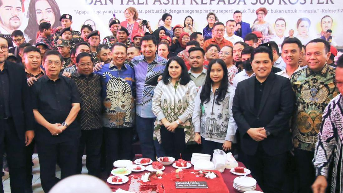 Bamsoet Apresiasi Maruarar Sirait Yang Bagikan Tali Kasih Kepada 500 Koster