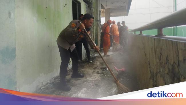 Potret Before-After Pasar Tanah Abang Blok G Usai Dibersihkan