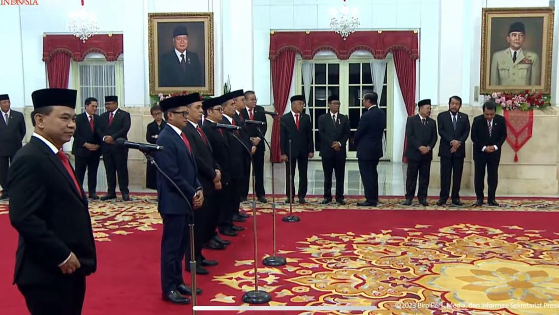 Daftar Terbaru Menteri Dan Wamen Kabinet Jokowi Hasil Reshuffle Juli 2023