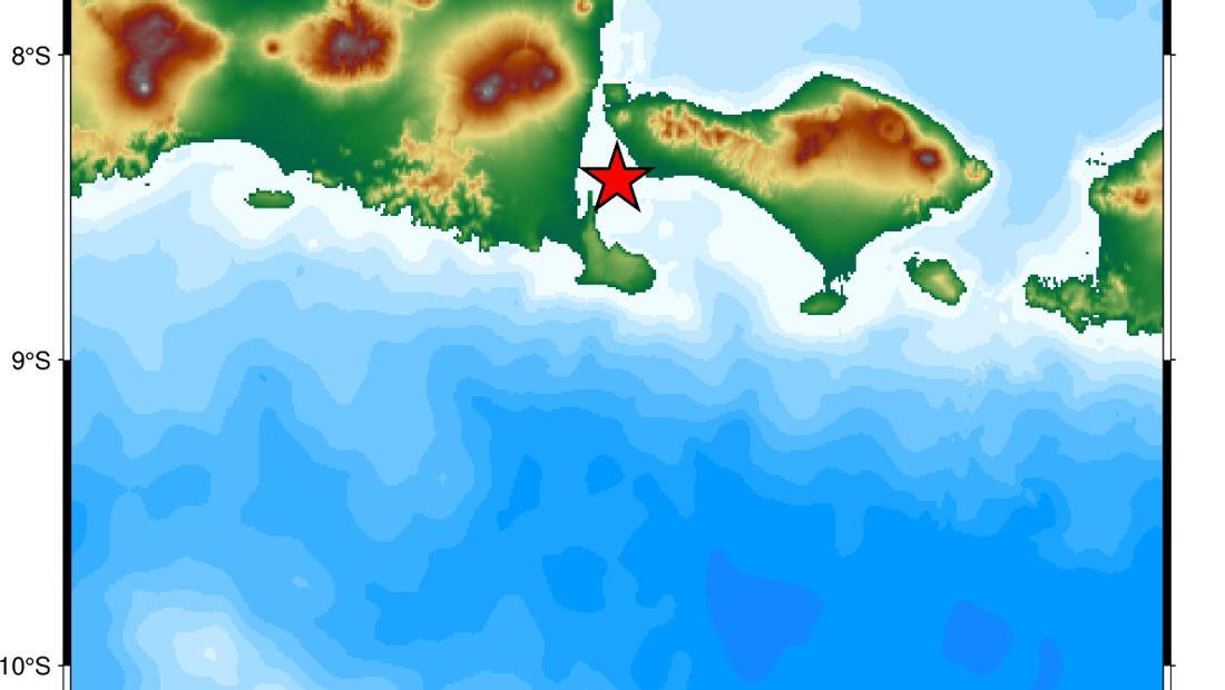 Gempa M 2,5 Guncang Jembrana, Berpusat Di Selat Bali