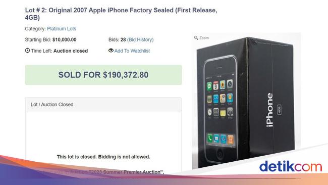 The Rising Value of the First Generation Apple iPhone: From 0 to 0,000