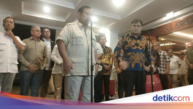 Political Figures Budiman Sudjatmiko and Prabowo Subianto Meet to Discuss National Interests