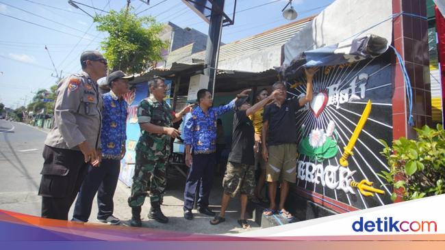 Tugu Silat di Madiun Ditutup Cegah Konflik Malam 1 Suro