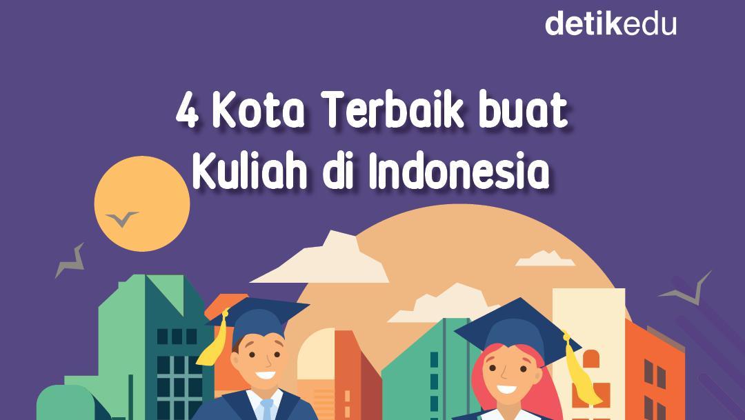 Infografis: 4 Kota Terbaik Buat Kuliah Di Indonesia