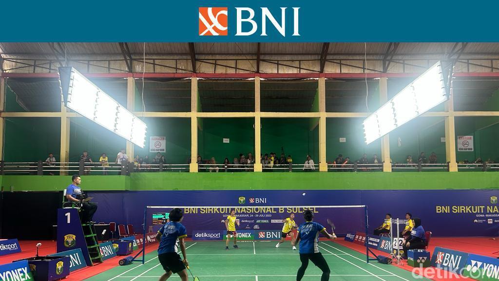 Potret Sengitnya Perebutan Gelar Juara BNI Sirnas B Sulsel 2023