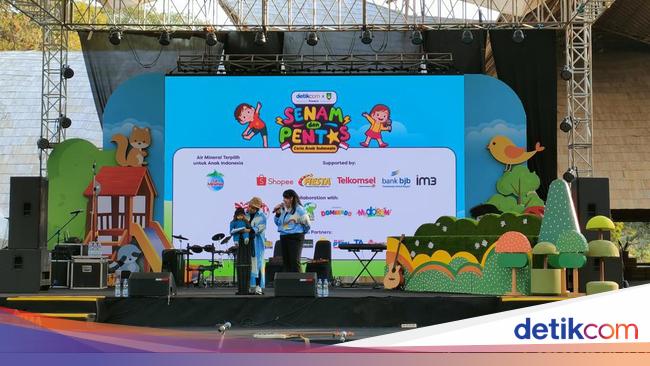 Ria Enes-Susan Meriahkan Senam dan Pentas Ceria Anak Indonesia di Solo ...