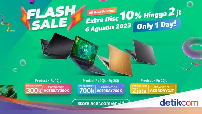 Acer Sebar Laptop Diskon di Acer Day 2023