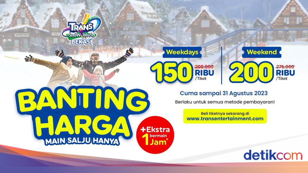 Harga Tiket Trans Snow World Bekasi Lebih Murah, Sikat Sekarang!