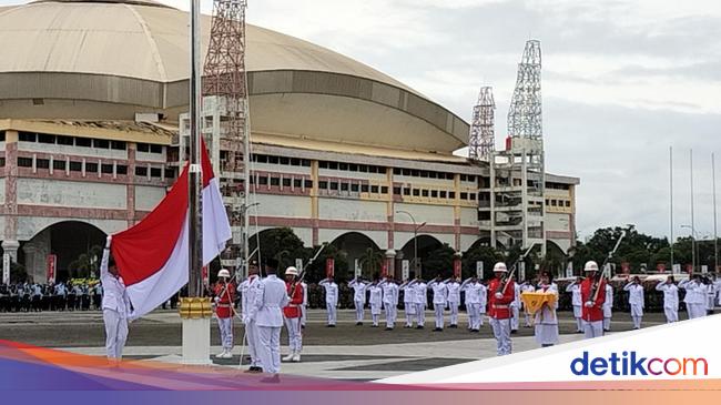 Suasana Khidmat Upacara Hut Ke 78 Ri Di Sumatera Utara