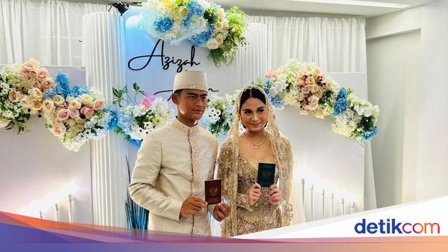 Indonesian Celebrities Azizah Salsha and Pratama Arhan’s Marriage Ceremony and Book Reveal