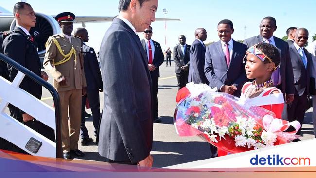 Arrived in Kenya, President Jokowi begins his tour of Africa