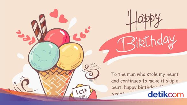 50 Ucapan Selamat Ulang Tahun untuk Suami, Bahasa Inggris dan Indonesia