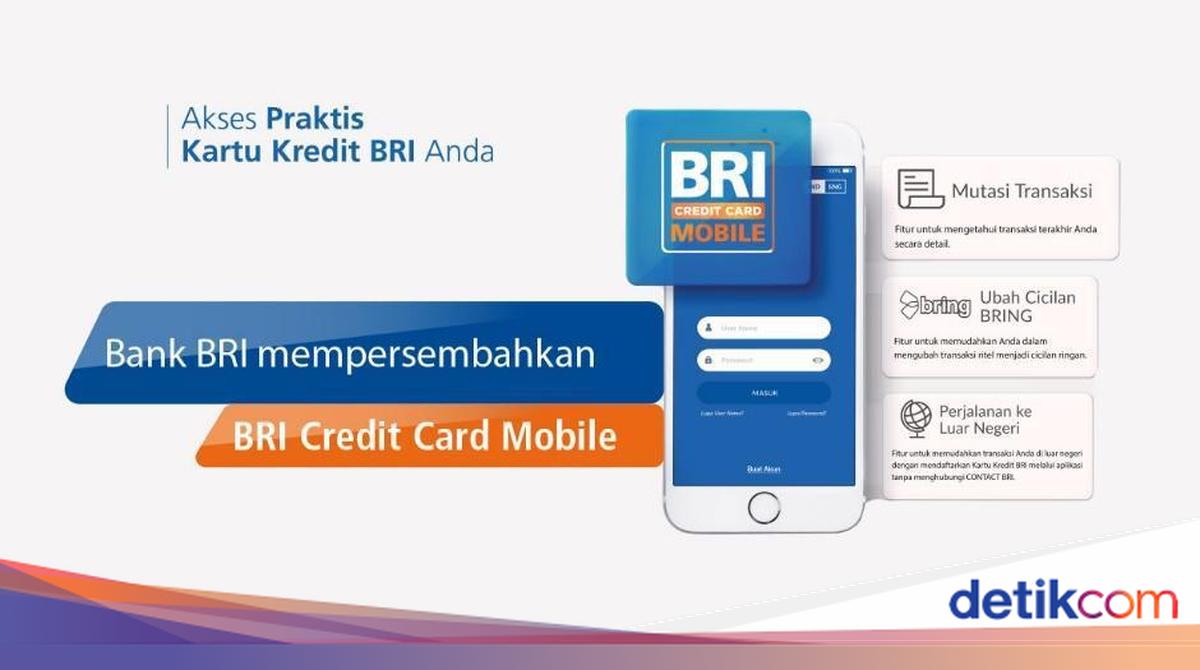 Akses Layanan Kartu Kredit BRI Bisa Lewat Smartphone, Ini Caranya