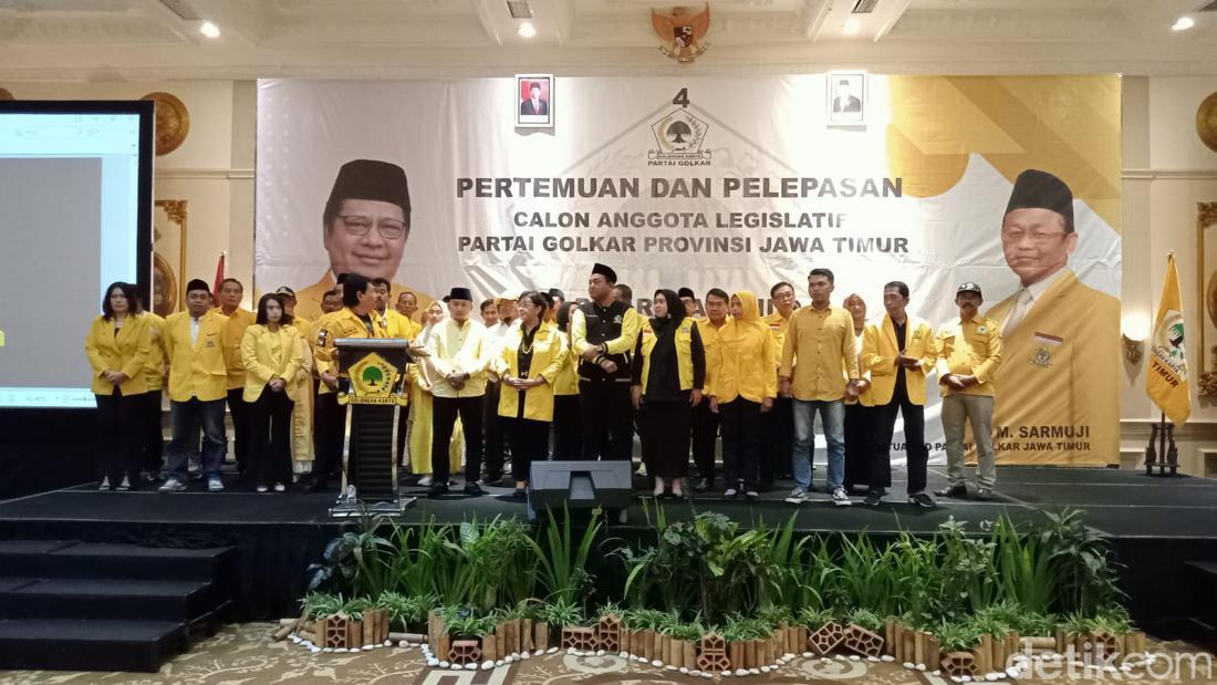 Golkar Jatim Lepas 180 Caleg Dapil III, Incar 20 Kursi Daerah-15 DPR RI