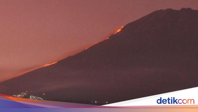 Hutan di Gunung Sumbing Terbakar!