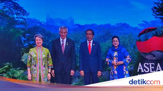 Jokowi welcomes state leaders to the 43rd ASEAN Summit