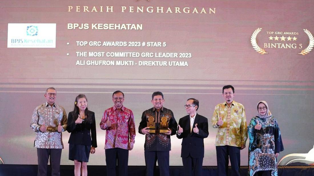 BPJS Kesehatan Raih Penghargaan Dalam Ajang Top GRC Awards 2023