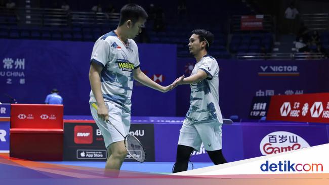 Quarterfinals Match Results: Cesson-Sevigne French Open 2023 – Mohammad Ahsan/Hendra Setiawan vs Liu Yuchen/Ou Xuanyi