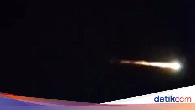 Selain di Garut, Benda Diduga Meteor Terlihat di Cimahi
