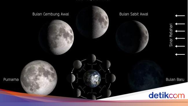 Apa Itu Bulan Paruh? Simak Penjelasan tentang Fase-fase Bulan