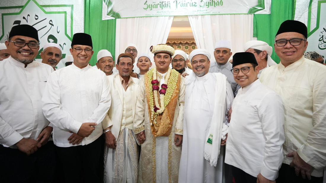 Anies Dan Cak Imin Jadi Saksi Nikah Putri Habib Rizieq