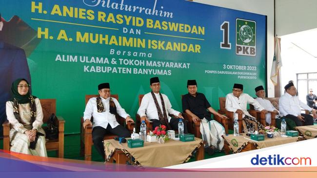 Safari Politik, Anies Cak Imin Sambangi Ponpes Darussalam Purwokerto