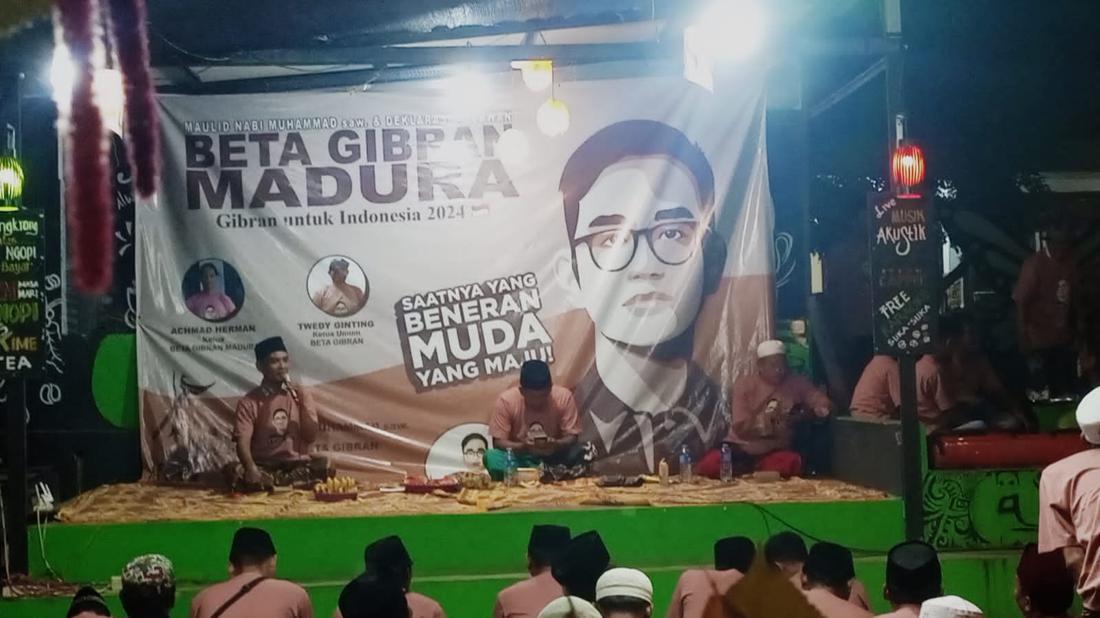 Relawan Beta Gibran Madura Dukung Gibran Jadi Cawapres