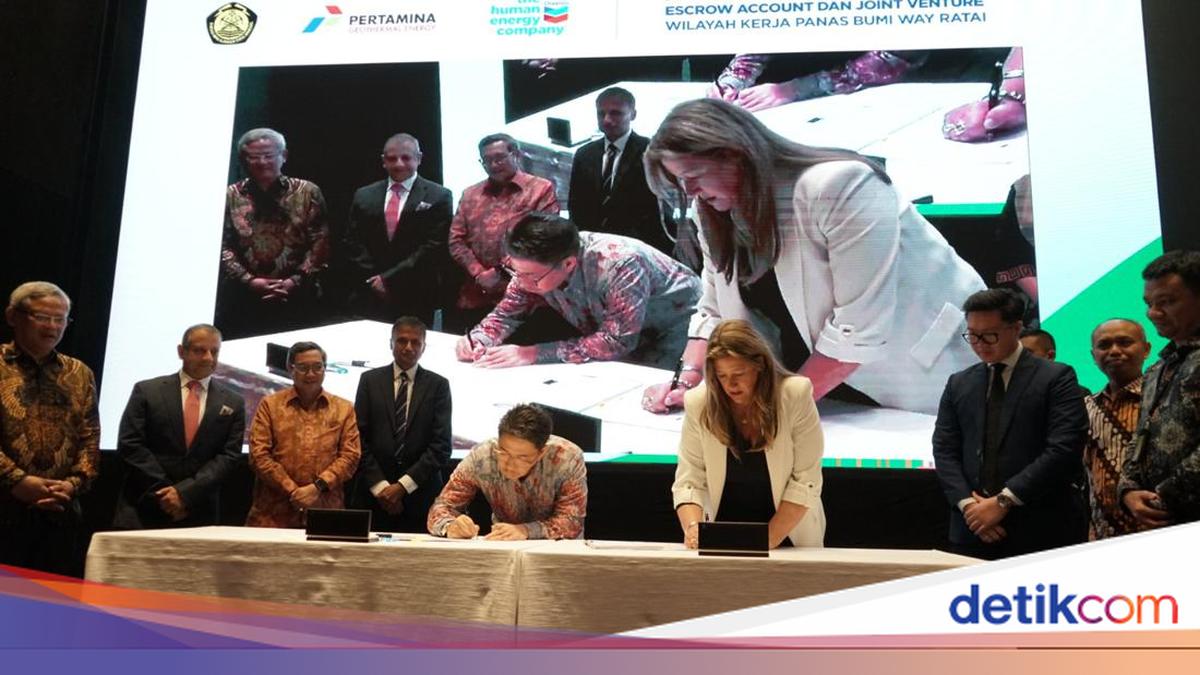 Pertamina Kerja Sama dengan Chevron Kembangkan Panas Bumi di Lampung