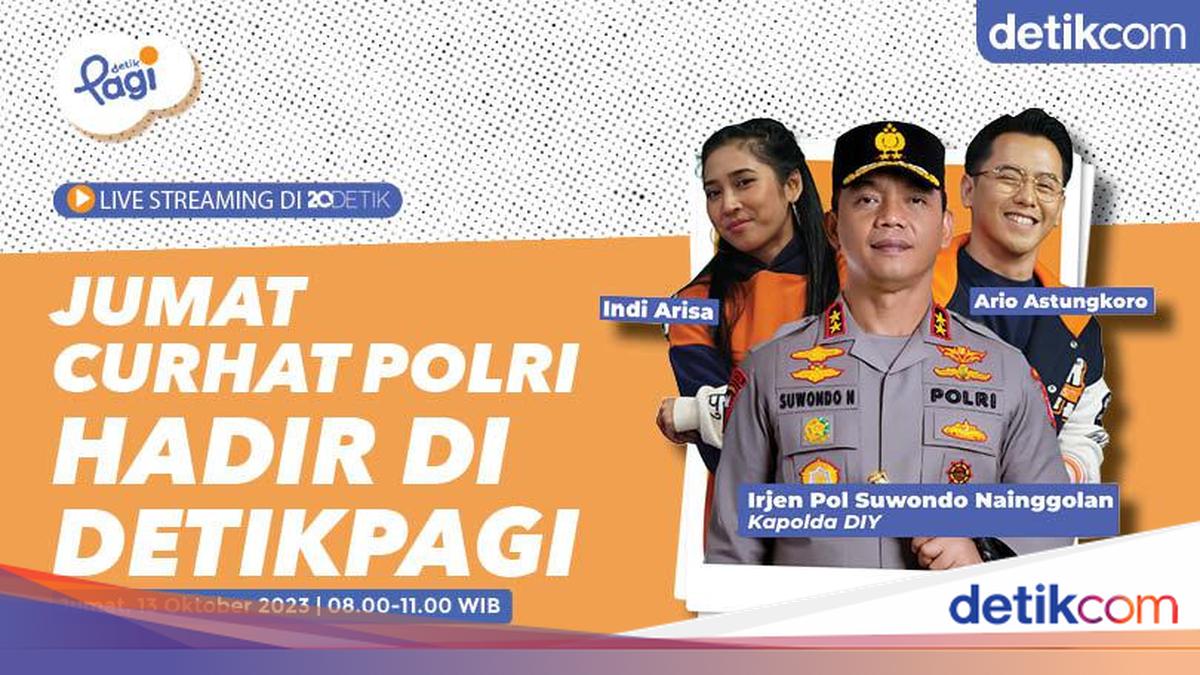 Jumat Curhat detikPagi Spesial, Kapolda DIY Bakal Hadir Sapa Masyarakat!