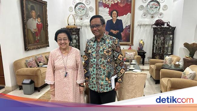 Megawati Soekarnoputri Meets with Mahfud Md: Discussion on Ganjar Pranowo’s Vice Presidential Candidate