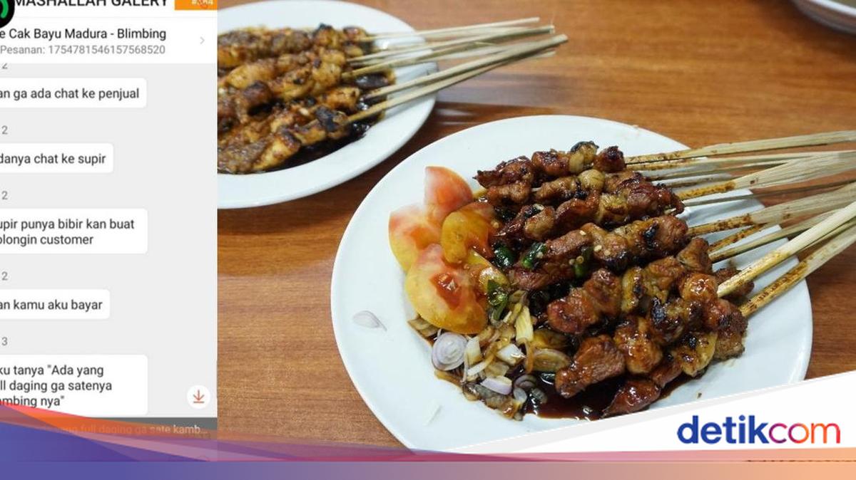 Duh! Driver Ojol Ini Dimaki-maki Pembeli Gegara Harga Sate Kambing