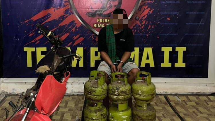 Aksinya Terekam CCTV-Viral, Pencuri 6 Tabung Gas Ini Akhirnya Ditangkap