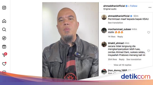 Musician Ahmad Dhani Apologizes for Political Campaigning in Military Areas: Jakarta News