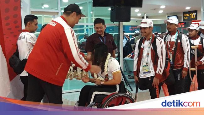 Menpora welcomes Asian Para Games athletes to Adi Soemarmo: there will definitely be bonuses