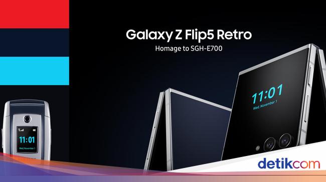 Galaxy Z Flip5 Retro : Homage to SGH-E700｜Samsung 