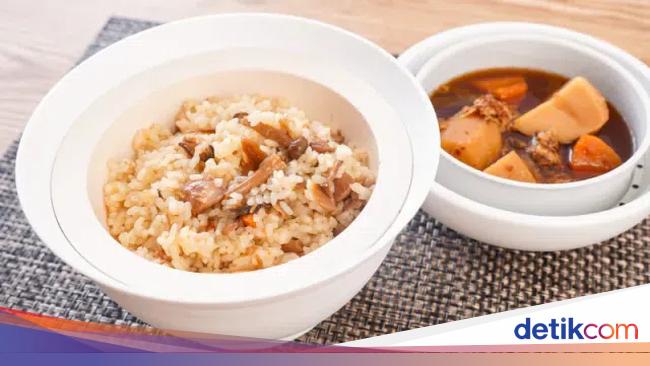 Sophisticated Bowl: Cooking Rice and Warming Side Dishes in One