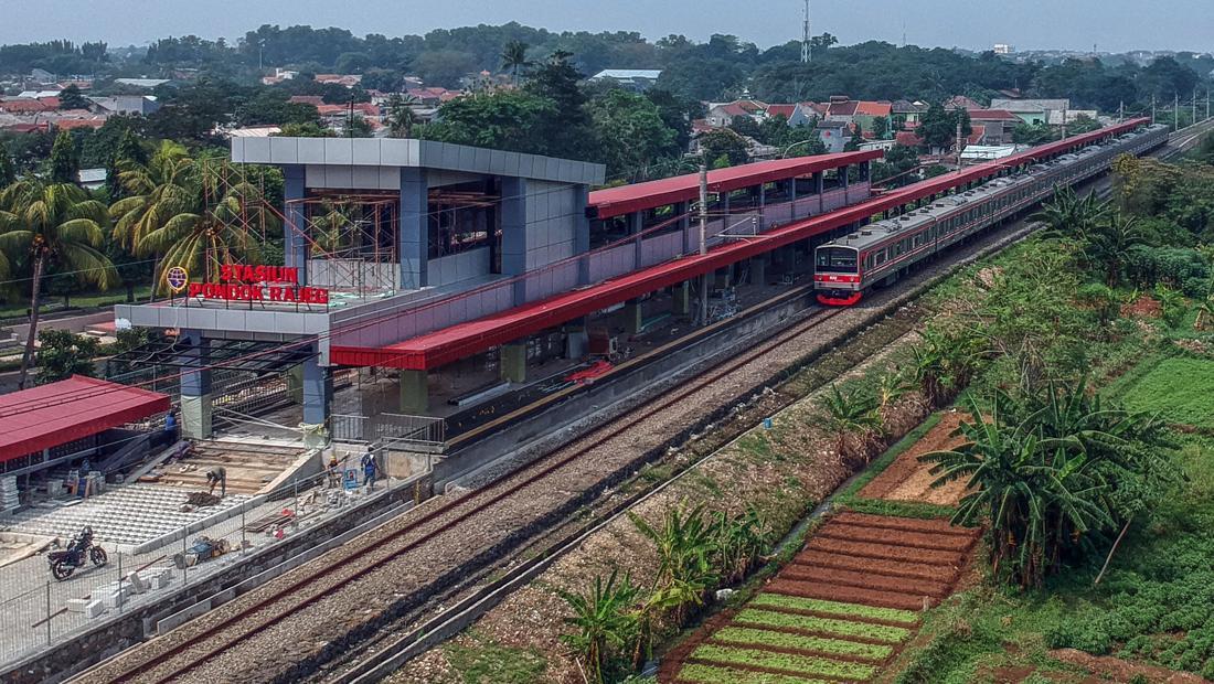 Potret Kondisi Stasiun Pondok Rajeg Yang Bakal Diaktifkan Lagi