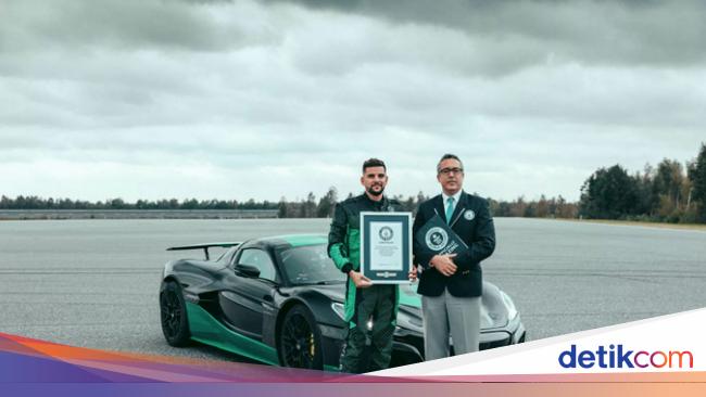 Rekor Mobil Mundur Paling Ngebut, Pakai Gigi 'R' Sampai 275 Km/jam